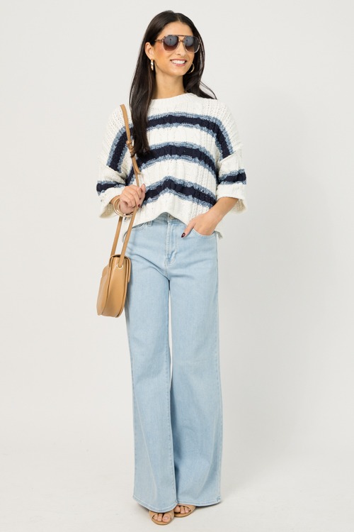 Willow Knit Sweater, White/Navy - 1230-80.jpg