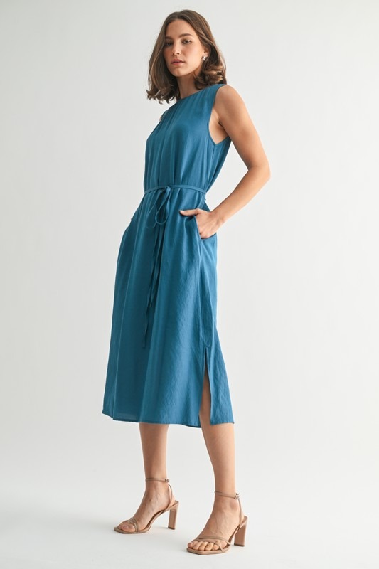 Tie Waist Midi, Teal - 12ebf7cb-7e4b-4722-b5fe-1837e3f74858.jpg