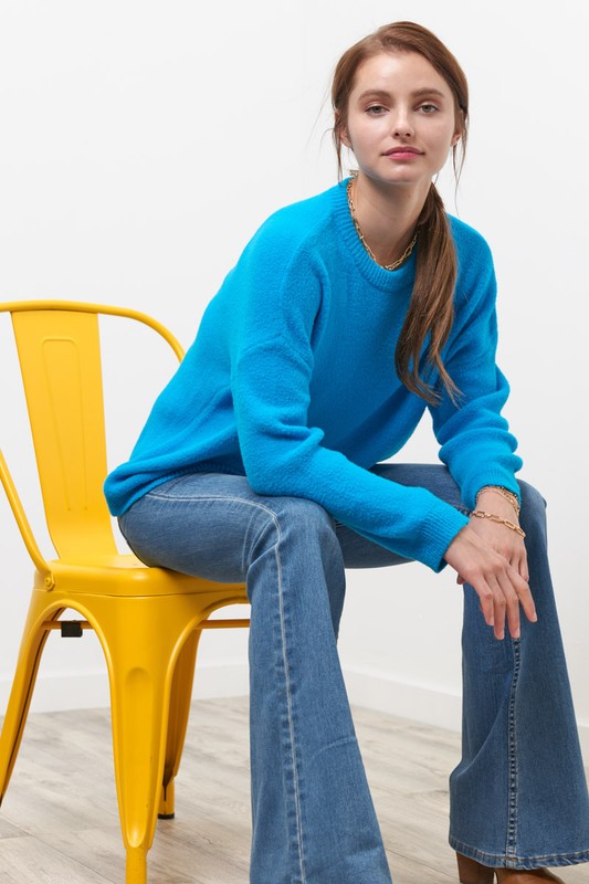 Vote Casted Sweater, Blue