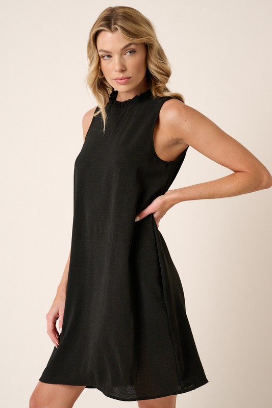 Micro Pocket Dress, Black