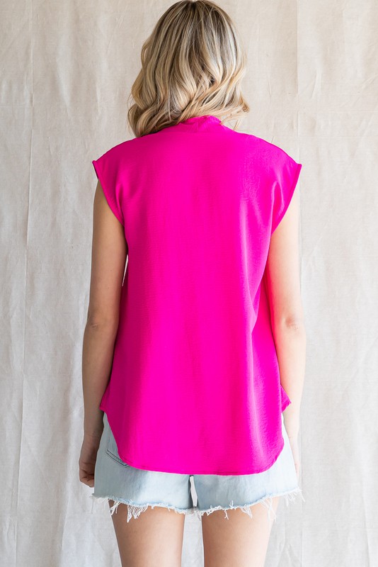 Reese Top, Hot Pink