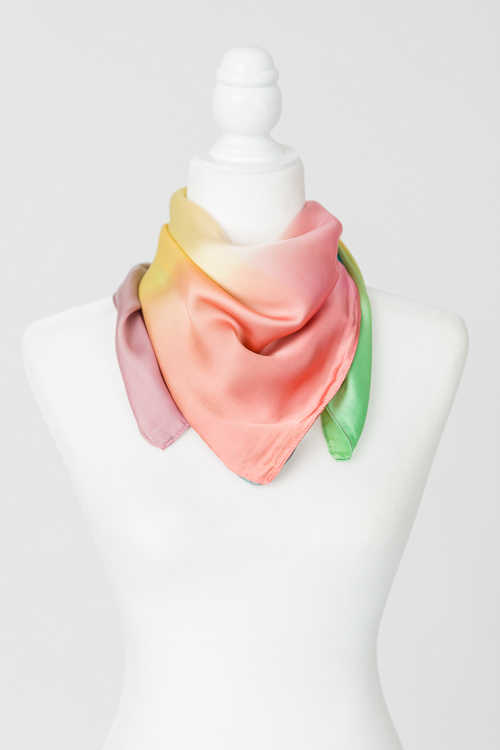 Ombre Silk Scarf