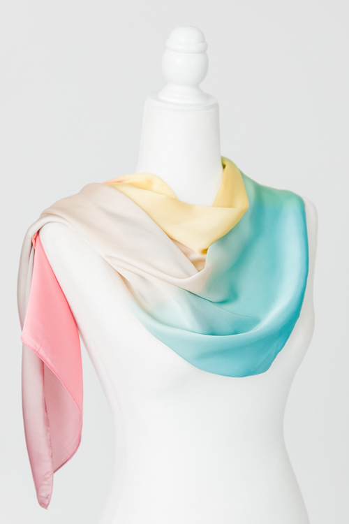 Ombre Silk Scarf