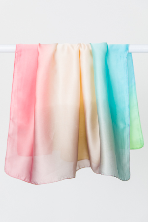 Ombre Silk Scarf