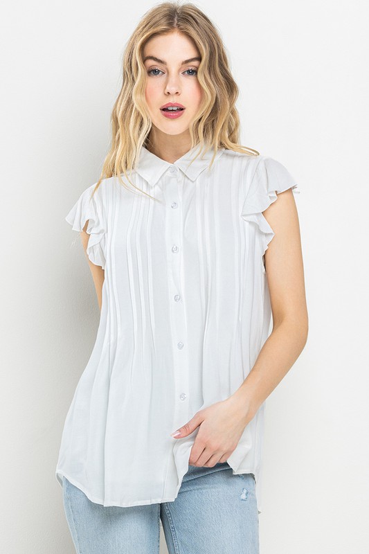 Call Her Pleats Top