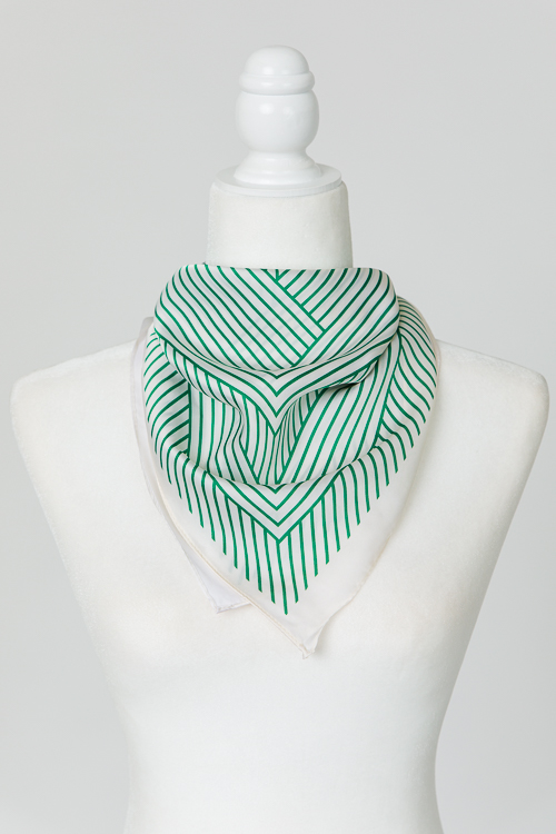 Line It Up Scarf, Green