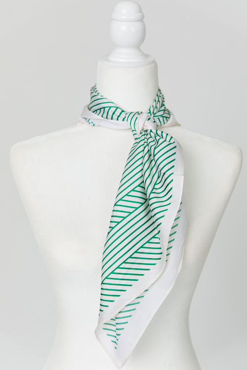 Line It Up Scarf, Green
