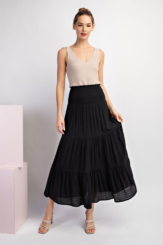 Smock Waist Maxi Skirt, Black - 20981180_bfbeabec-c9f6-4f4f-be67-df1cdeb6c304.jpg