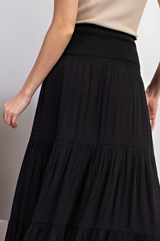 Smock Waist Maxi Skirt, Black - 20981180_ee156ea2-150b-4059-acef-f8f51787b4e4.jpg