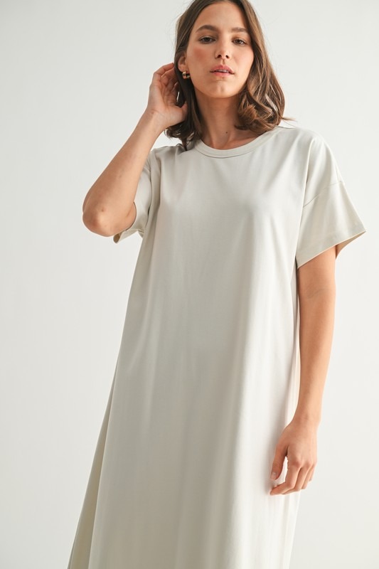 Relaxed T-shirt Midi, Fog - 20f25e92-7efd-4880-b2d4-eb76140960c8.jpg