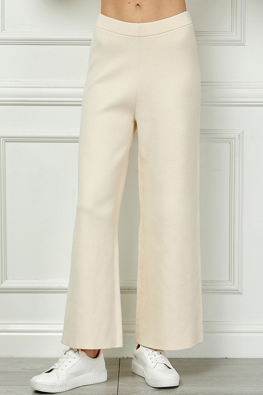 Mordic Sweater Pants, Cream