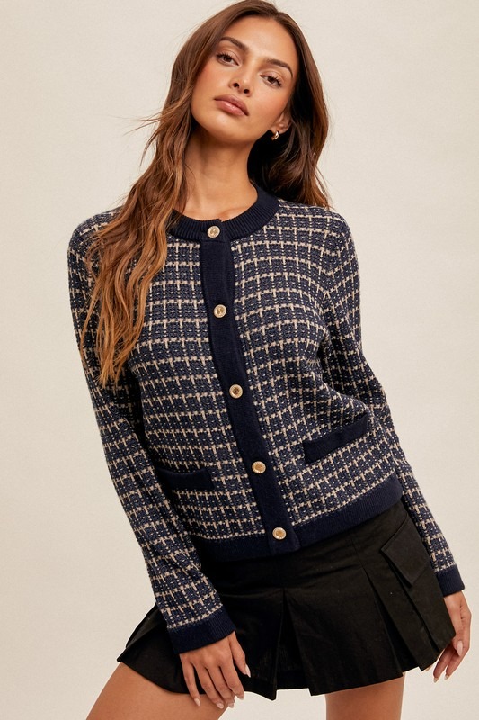 Tweed Sweater Cardigan, Navy - 22047171_9655911c-4def-49cc-a7fd-f8843de2723d.jpg