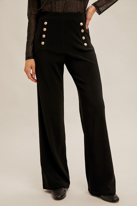 Button Detail Rib Pants, Black - 22142039_21021d13-93bb-462a-8ecf-1b24ae635395.jpg