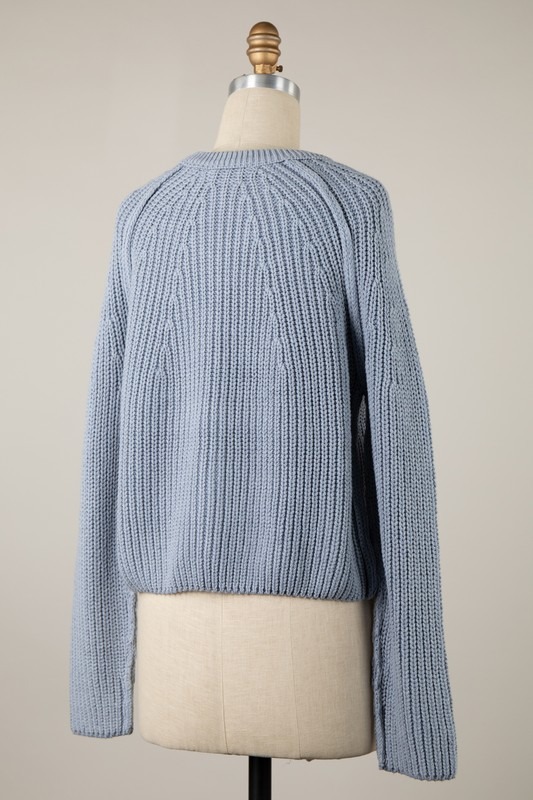 V-Neck Button Sweater, Grey Blu - 22143662_b3668a16-f842-4213-a8fc-4bb6eeb3e14d.jpg