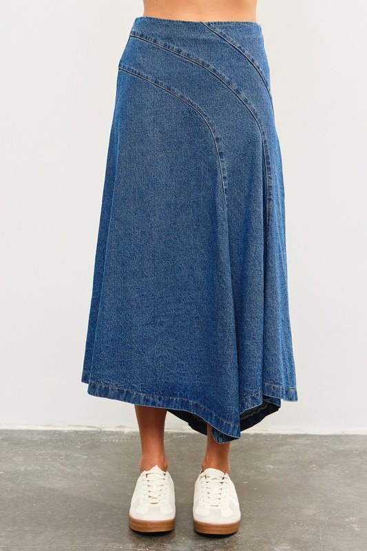 Seam Detail Denim Midi Skirt - 22398109_7c687ddc-7a56-4428-8cf4-11af460c241e.jpg