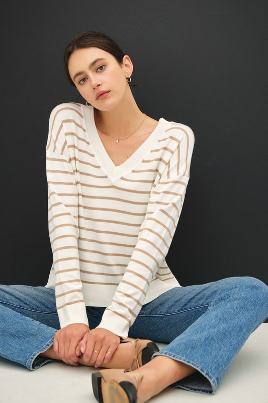 Dana Stripe Sweater, Mocha - 22911581_27822a9c-0607-493b-a20e-8c7c8bb032dc.jpg