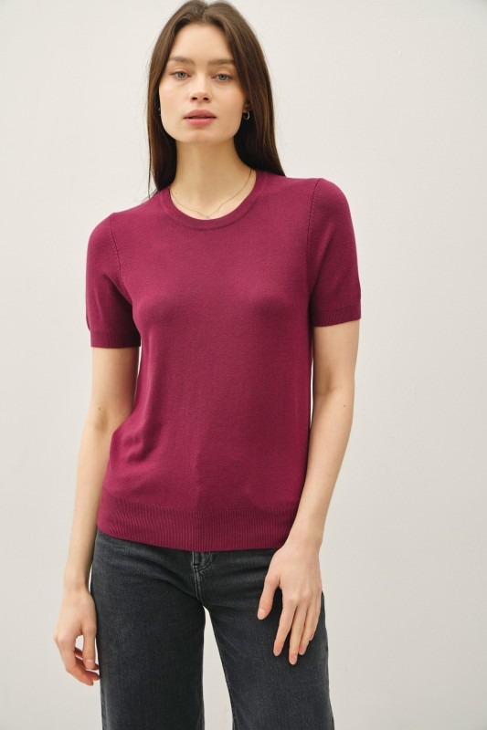 Basic Sweater Top, Burgandy - 23991436_754467bc-a4bb-46c2-b32c-b1c94a82ba6e.jpg