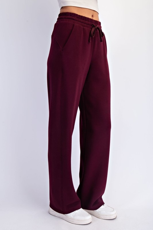 Modal Full Length Pants, Dark Cherry - 24265692_65d9e08d-251c-4cbc-a037-8ca3d82935de.jpg