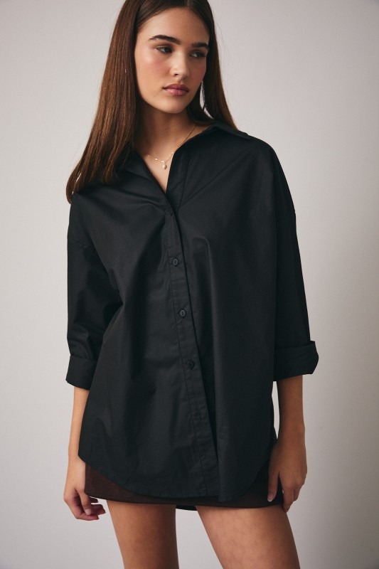 Oversized Tunic Shirt, Black - 24508220_efe9edd2-fd2c-4a1e-b668-900429793fc1.jpg
