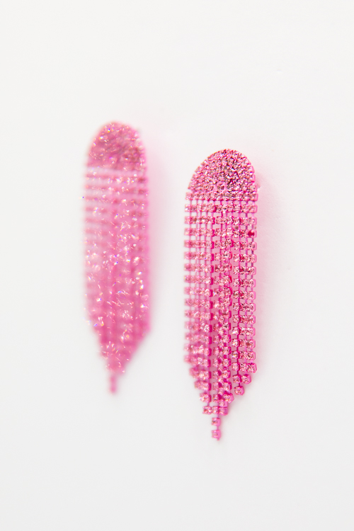 Sophie Earrings, Pink