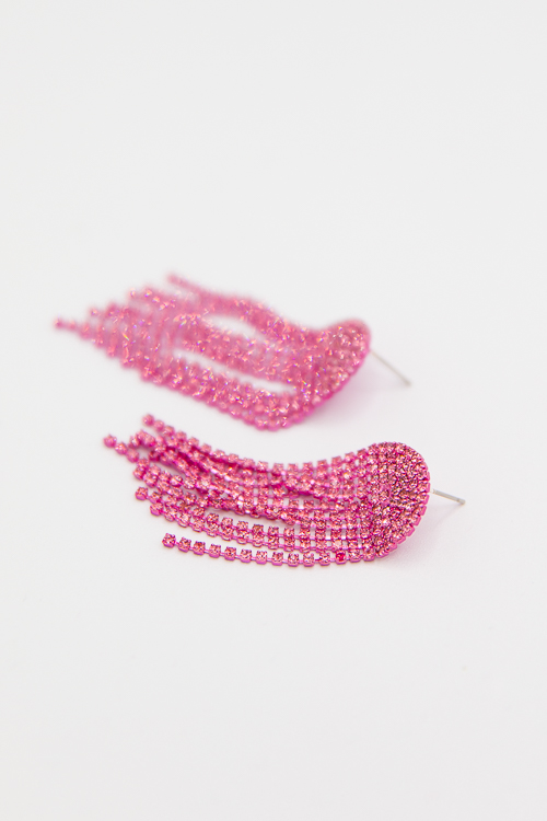 Sophie Earrings, Pink