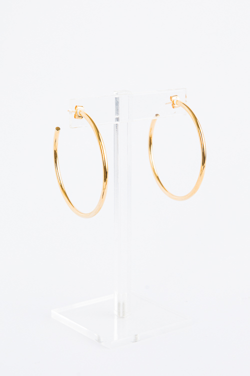 Jillian Gold Dipped Hoops