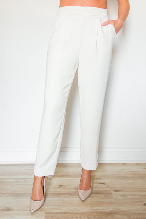 Mara Trousers, Cream