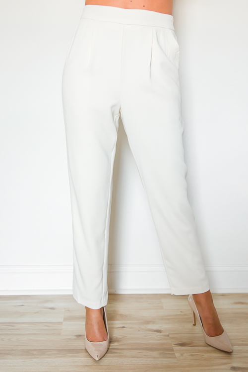 Mara Trousers, Cream