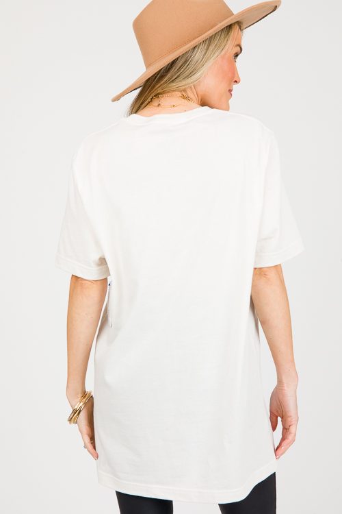 Out West Tunic Tee, Vintage White