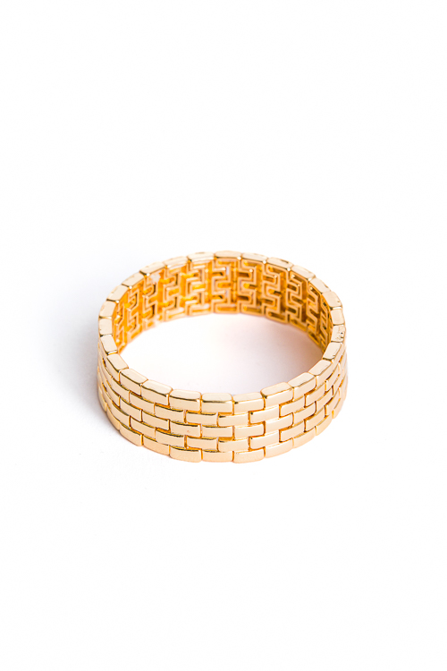 Watch Link Bracelet, Gold