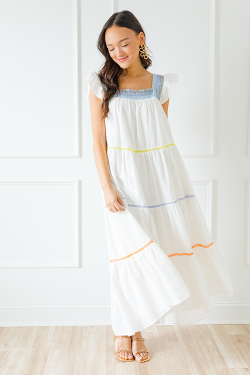 Spring Stroll Midi, Ivory