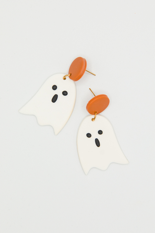 Ghost Clay Earrings