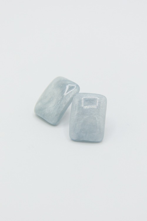 Acrylic Rectangle Earrings, Blue - 2K9A6544.jpg