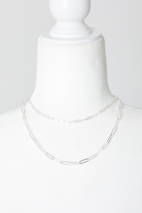 Karoline Clip Chain Necklace, S