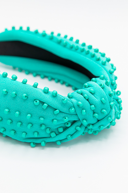 Mint Bead Deco Headband