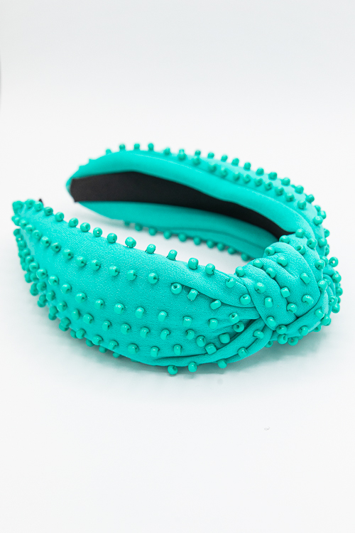 Mint Bead Deco Headband