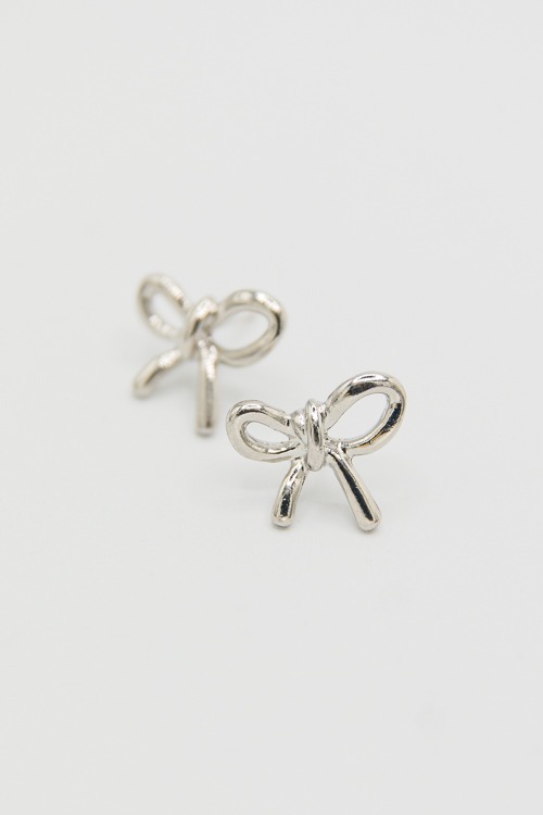Bow Studs, Silver