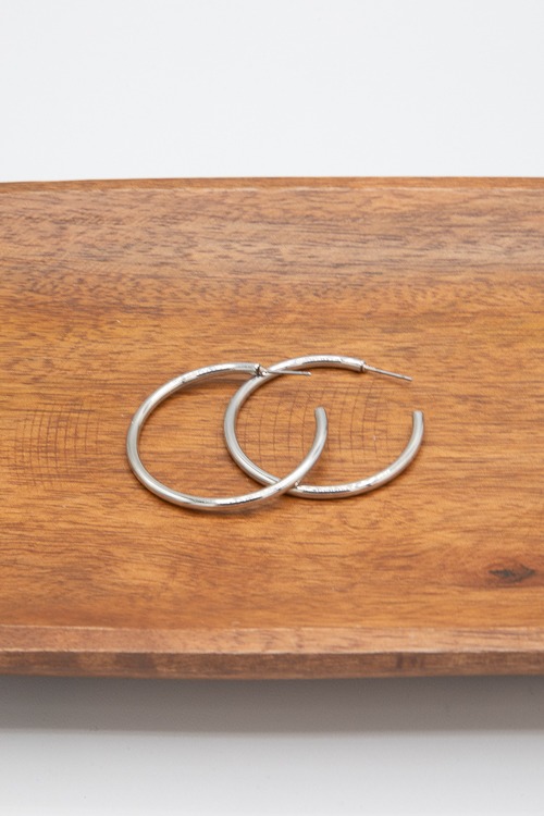 Perfect Silver Hoops