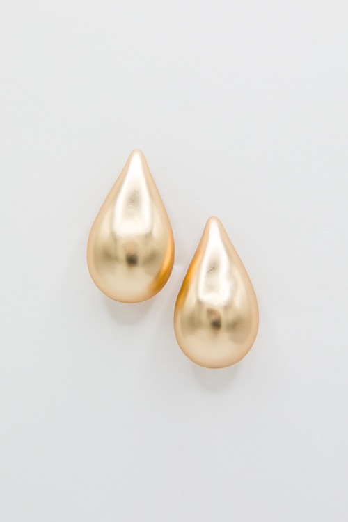 Statement Teardrop Earrings, Worn Gold - 2K9A8580-Edit.jpg