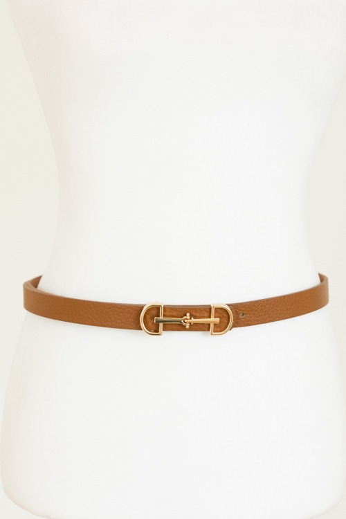 Slim Horsebit Belt, Cognac - 2K9A8954.jpg