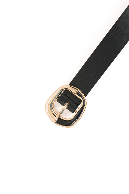 Two-Tone Belt, Black