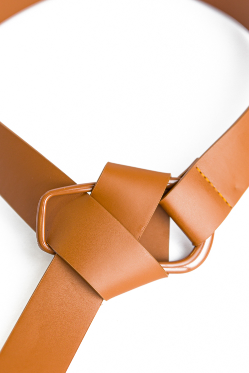 Oval Belt Buckle, Brown