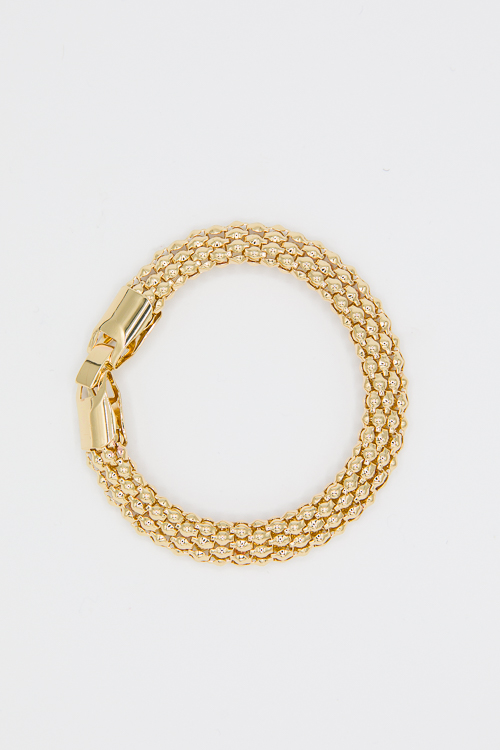 Metal Chain Bracelet, Gold