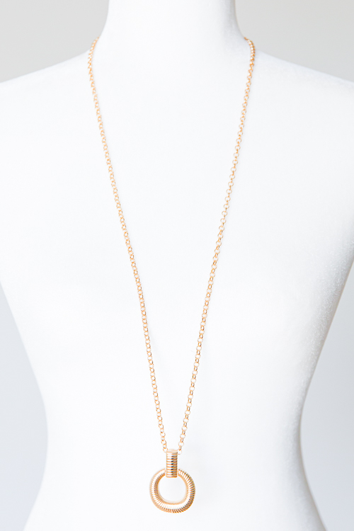 Double Way Round Necklace