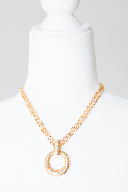 Double Way Round Necklace