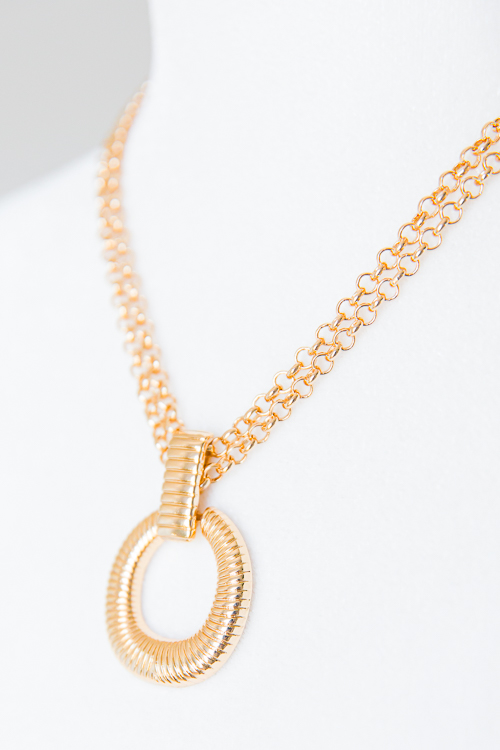 Double Way Round Necklace