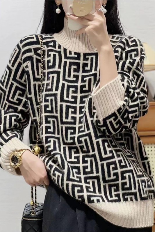 Meander Sweater, Black