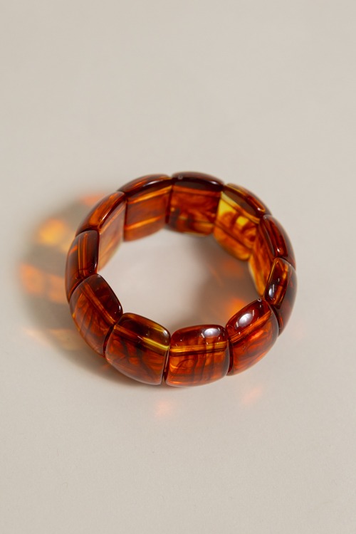 Acrylic Stretch Bracelet, Tort - 4K7A0008.jpg