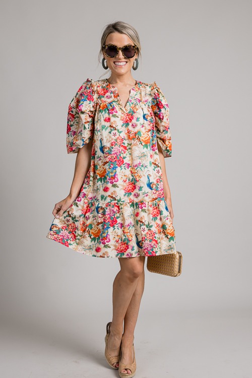 Peacock Floral Dress, Natural - 4K7A0110.jpg