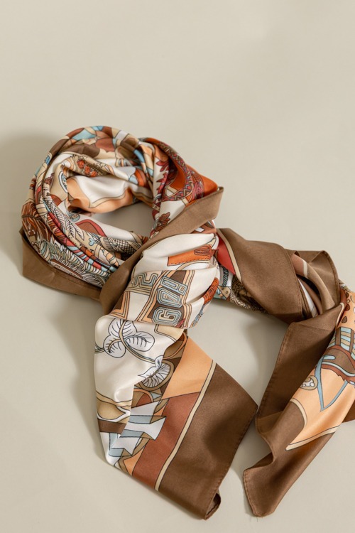 Montreal Silk Scarf, Brown - 4K7A0132.jpg